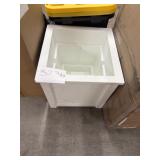 White planter 20inHx21inW