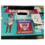 Pampers size 6 - 100 ct