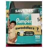 Pampers size 7 -100 ct