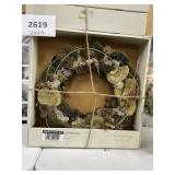 Threshold Mushroom perserved wreath 21in