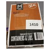 Containers & lids 240ct 32 oz