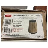 Keter deco conic tall planter
