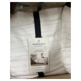 Hearth & Hand fine dtripe duvet cover set  King