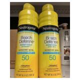 Neutrogena suncreen spray 2-6.5 oz