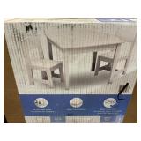 Delta Children 2 chairs & 1 table set - white