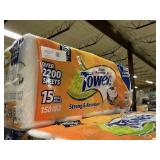 Paper towels 15 mega rolls