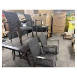 7pc Outdoor dining set -has some marks