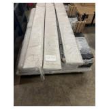 King upholstered bed- dirty