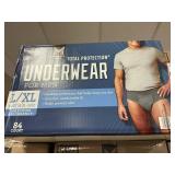 Mens underwear L/XL 84 ct