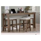 Lowell 4-pc sofa table- natural
