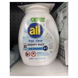 All free & clear mighty pacs 120ct