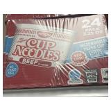 Nissin cup noodles beef 24 pack