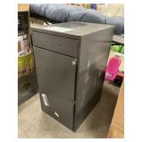 3-Metal file cabinet -dented scuffed