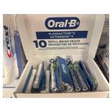 Oral-B flossaction X 10 refill brush heads