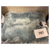 Oversized bath rug 24inx36in-blue