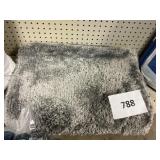 Oversized bath rug 24inx36in-gray