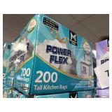 Power Flex 200 tall kitchen bags-blue