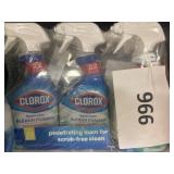 Clorox bleach foamer 3 bottles