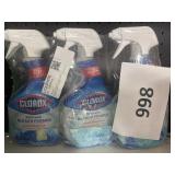 Clorox bleach foamer 3 bottles