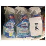 Clorox bleach foamer 3 bottles