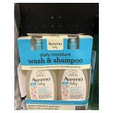 Aveeno baby wash 2-18 fl oz