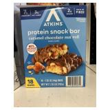 Atkins protein snack bar 18 ct