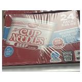 Nissin cup noodles beef 24 pack