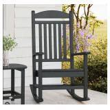 Polwood black rocker