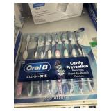 Oral-B soft 8 pack toothbrushes