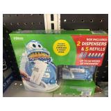 Scrubbing bubbles toilet stamp