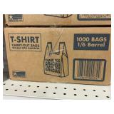 T-shirt  bags 1000ct