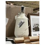19in Large textured lamp