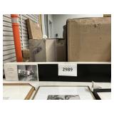 Threshold floating wood shelf 36in