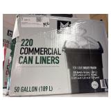 220 Commercial can liners 50gal