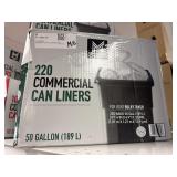 220 Commercial can liners 50gal
