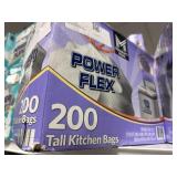 Power Flex 200 tall kitchen bags-purple