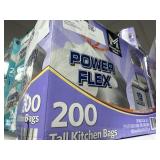 Power Flex 200 tall kitchen bags-purple