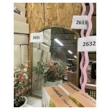 20inx30in Decoratove gold framed wall mirror
