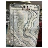 Set of 2 washable rugs