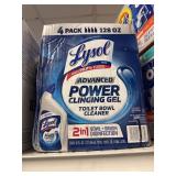 Lysol toilet bowl cleaner 4-pack