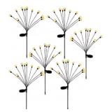 Deck impressions solar stake lights 6 pk