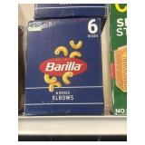 Barilla 6 boxes elbows