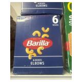 Barilla 6 boxes elbows