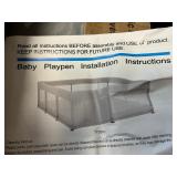 Baby play pen 60x20x22