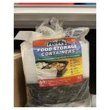 Hefty food storage containers 50pcs