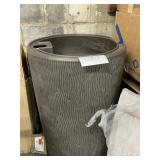 44in H Brown rai barrel -USED -missing small pc