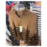 DKNY quarter zip sweater M