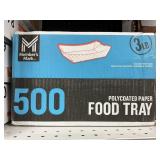 500 ct Food tray