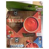 Tomato sauce 12 cans