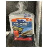 Hefty food storage containers 60pcs